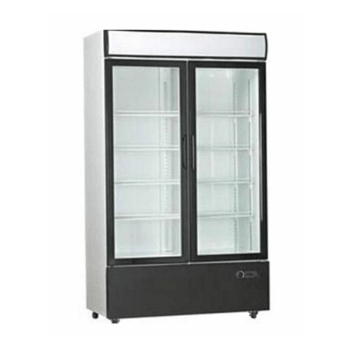 double door cooler 728lt swing doors